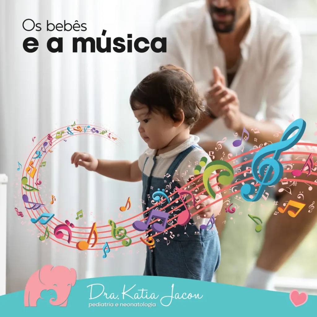 Os bebês e a música